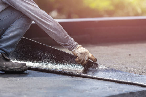 Professional Emergency Waterproofing technician working in Millersburg, OR